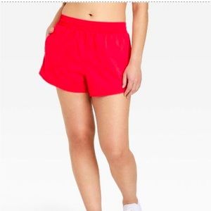 Mid-Rise Run Shorts 3" 🍒 RED